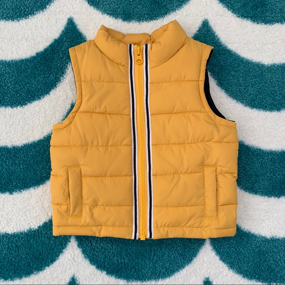 Gymboree Puffer Vest (Yellow) Size 6-12mo